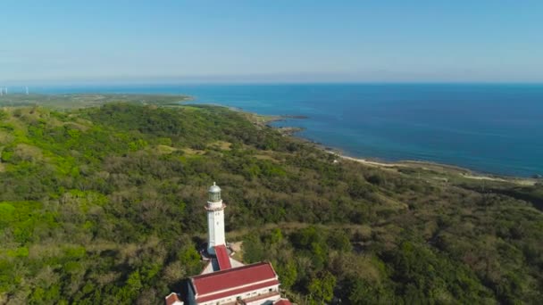 Lighthouse on the hill. — Stock Video