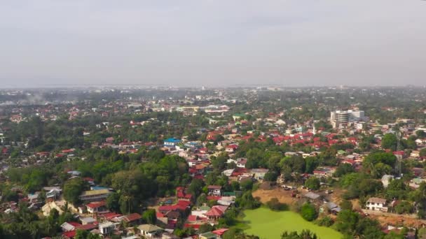 A cidade de Zamboanga. Mindanao, Filipinas. — Vídeo de Stock