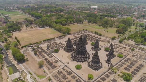 Prambanan tapınağı, Java, Endonezya — Stok video