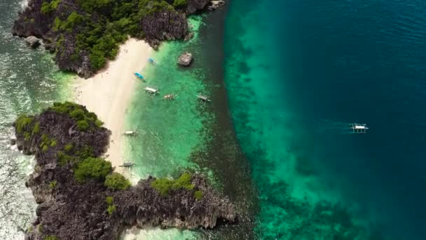 Caramoan Islands, Camarines Sur, Philippines. — стокове відео