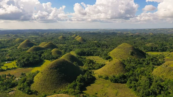 Colinas de Chocolate.Bohol Filipinas. — Foto de Stock