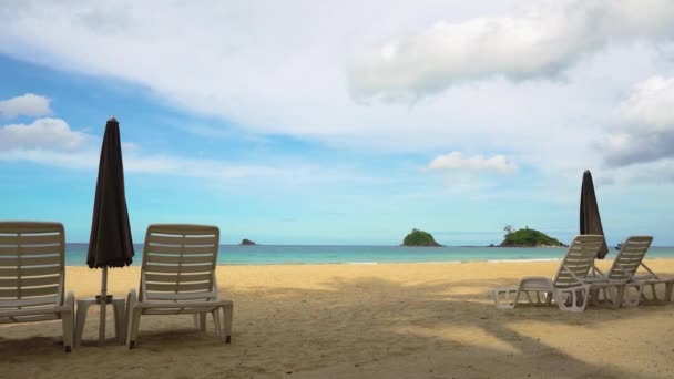 Nacpan Beach. El Nido, ön Palawan, Filippinerna — Stockvideo