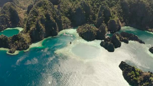 Isola tropicale Busuanga, Palawan, Filippine. — Video Stock