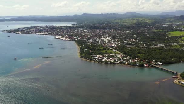 Σουριγκάο Σίτι. Surigao del Norte, Mindanao, Φιλιππίνες. — Αρχείο Βίντεο