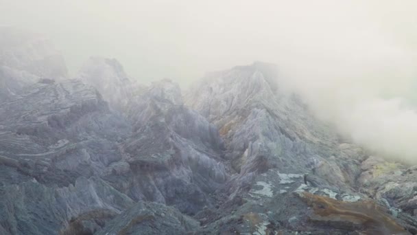 Kawah Ijen, Oost-Java, Indonesië. — Stockvideo