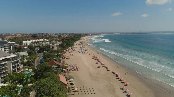 Vista aérea de la playa, Bali, Kuta. — Foto de Stock