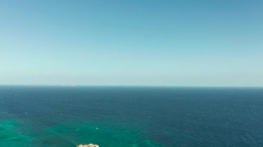 Tropikal ada ve mavi deniz, Filipinler, Palawan