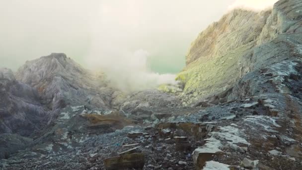 Kawah Ijen, Giava orientale, Indonesia. — Video Stock