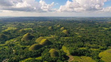 Çikolata tepeleri. Bohol Filipinleri..