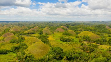 Çikolata tepeleri. Bohol Filipinleri..