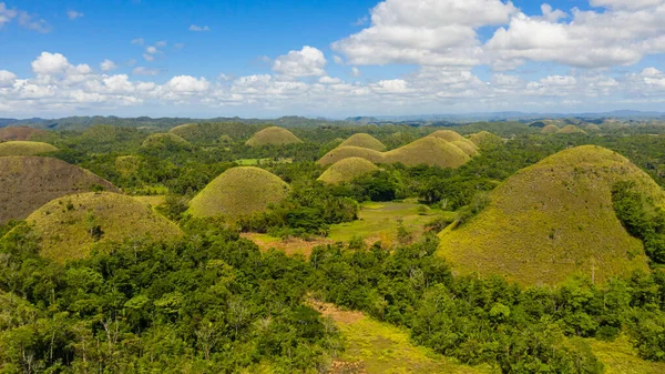 Colinas de Chocolate.Bohol Filipinas. — Foto de Stock