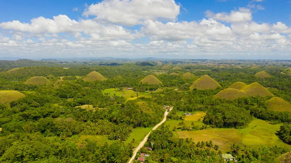 Colinas de Chocolate.Bohol Filipinas. — Foto de Stock