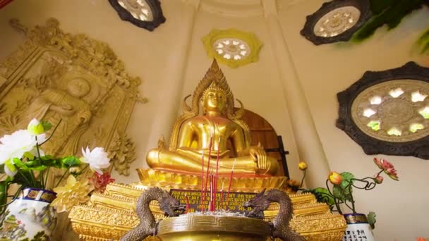 寺の仏像。インドネシアのバリ. — ストック動画