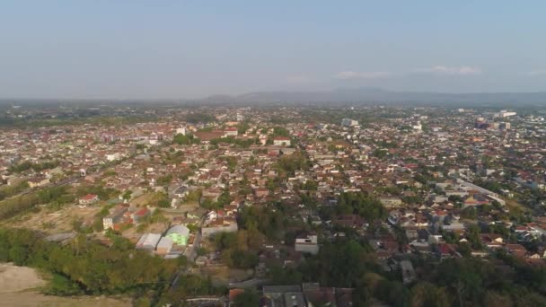 Légi felvétel Yogyakarta, Indonézia — Stock videók