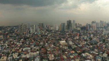 Gökdelenleri, Filipinler hava manzaralı Manila şehri.