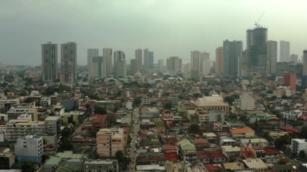 Manila, die Hauptstadt der Philippinen. — Stockvideo
