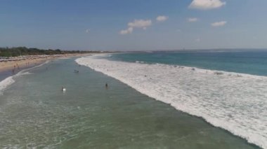 Bali Endonezya 'daki Kuta plajı