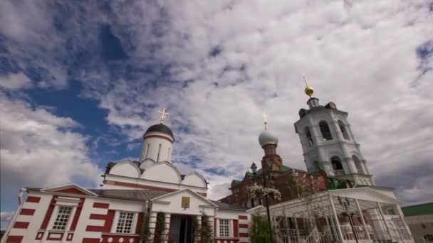 Zeitraffer der alten christlichen Kirche — Stockvideo