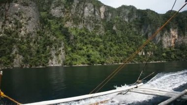 Harika lagün Palawan, Filipinler.