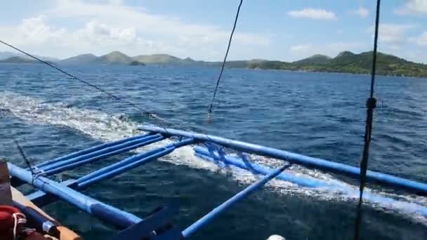 Wunderschöne Lagune in Palawan, Philippinen. — Stockvideo