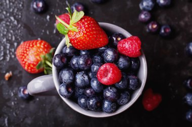 Yaban mersini, karanlık rustik tarzı