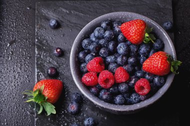 Yaban mersini, karanlık rustik tarzı