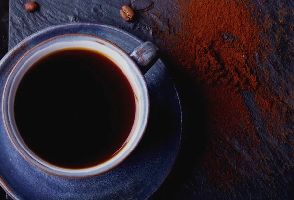 Coffee on a slate board