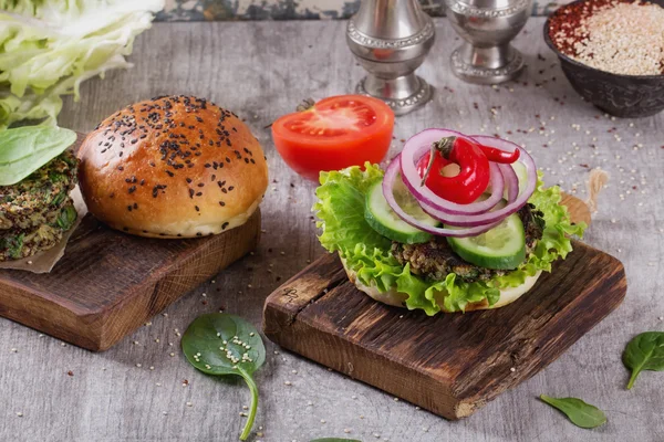 Quinoa Vegetarian Burgers