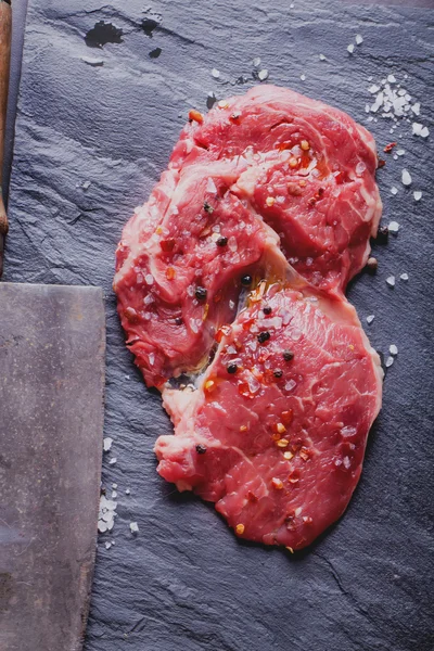 Filete de carne cruda — Foto de Stock