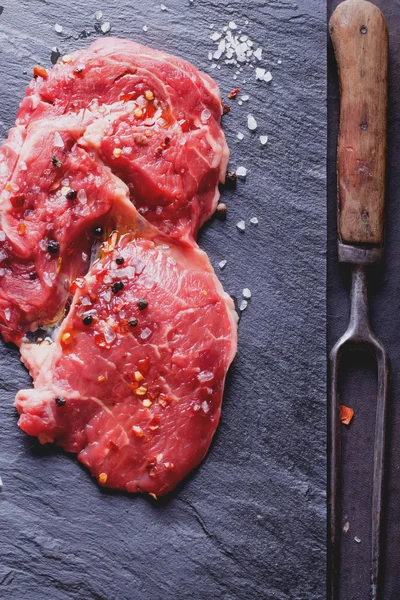 Filete de carne cruda — Foto de Stock