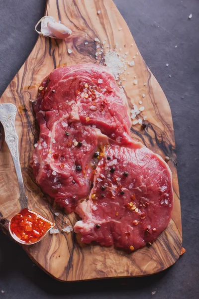 stock image Raw beef steak