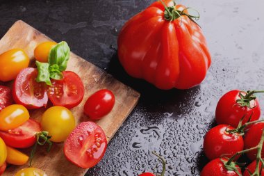 Olgun organik domates