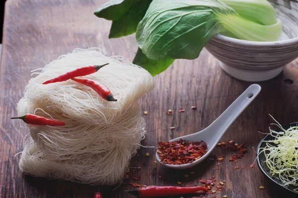 Oriental lunch preparation — Stock Photo, Image