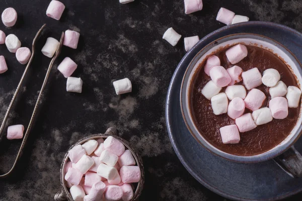 Hot Chocolate with Marshmallow — Stock Photo, Image