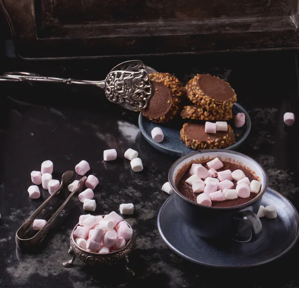 Hot Chocolate with Marshmallow — Stock Photo, Image