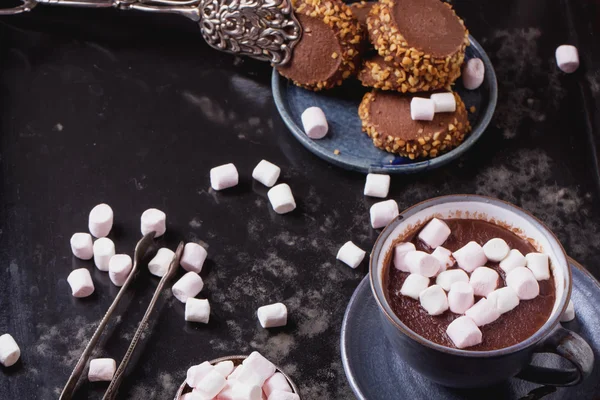 Hot Chocolate with Marshmallow — Stock Photo, Image