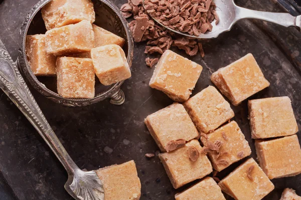 Truffels en Fudge — Stockfoto