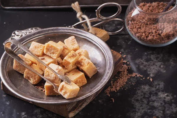 Truffels en Fudge — Stockfoto