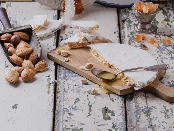 Comida tradicional española Turron — Foto de Stock