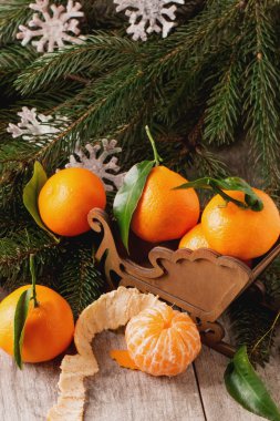 mandalina Noel dekorasyonu