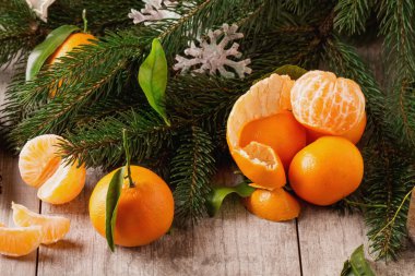 mandalina Noel dekorasyonu