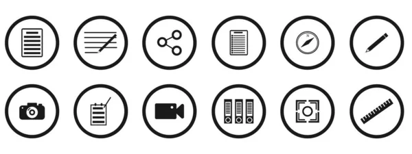 Set Icons Flat — Stock Photo, Image