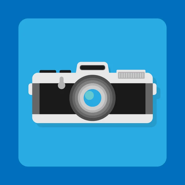 Retro Camera Style Flat — Stock Photo, Image