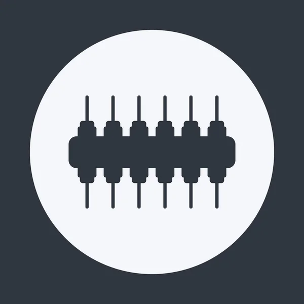 Microassembly Resistors Icon Radio Technology — Stock Photo, Image