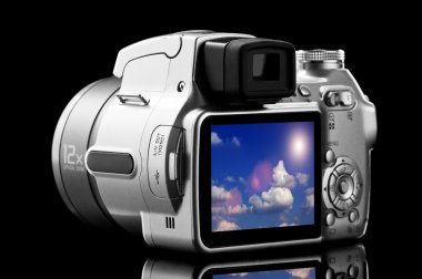 Fotoğraf Video kamera ile görüntü üzerinde cennet