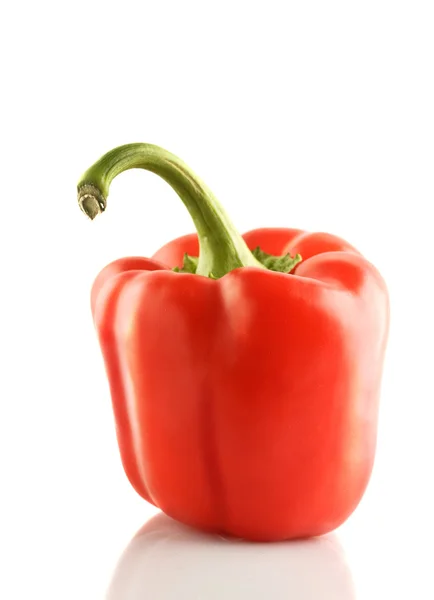 Closeup Isolated Bell Pepper On White Background — Stock Photo, Image