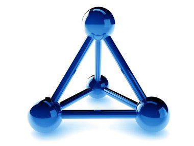 Moleküler kafes cam modeli