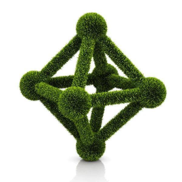 Symbol of ecological atom — Stock Photo, Image