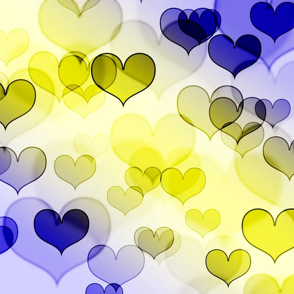 Beautiful heart shape background — Stock Photo, Image