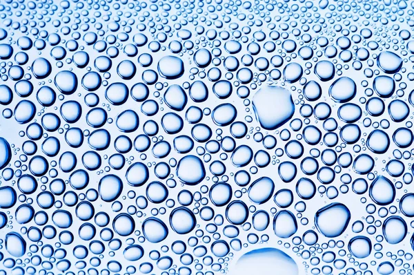 Beautiful close-up drops on glass — Φωτογραφία Αρχείου